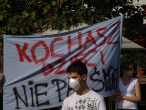 Akcja na placu Chrobrego. Foto: Iwona �ab�d�